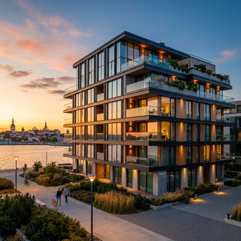 Kaasaegne korterelamu Tallinnas